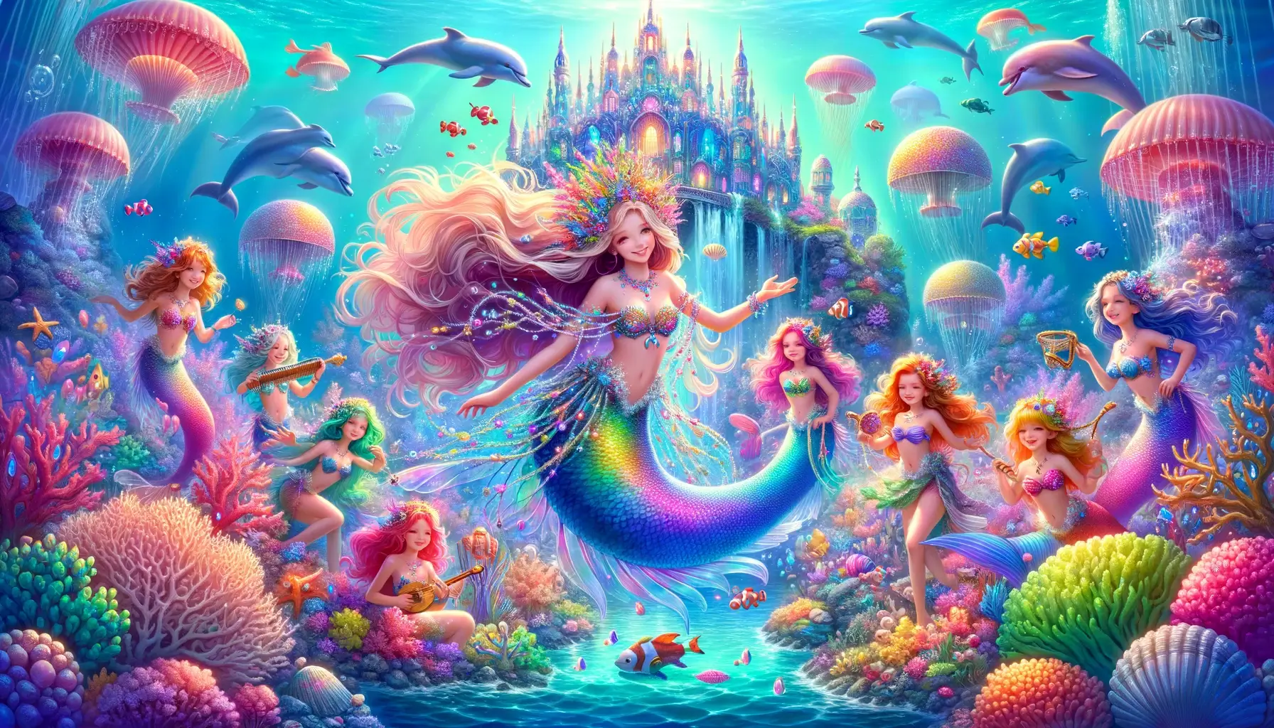 A Sereia Heroína e o Mistério da Rainha Adormecida