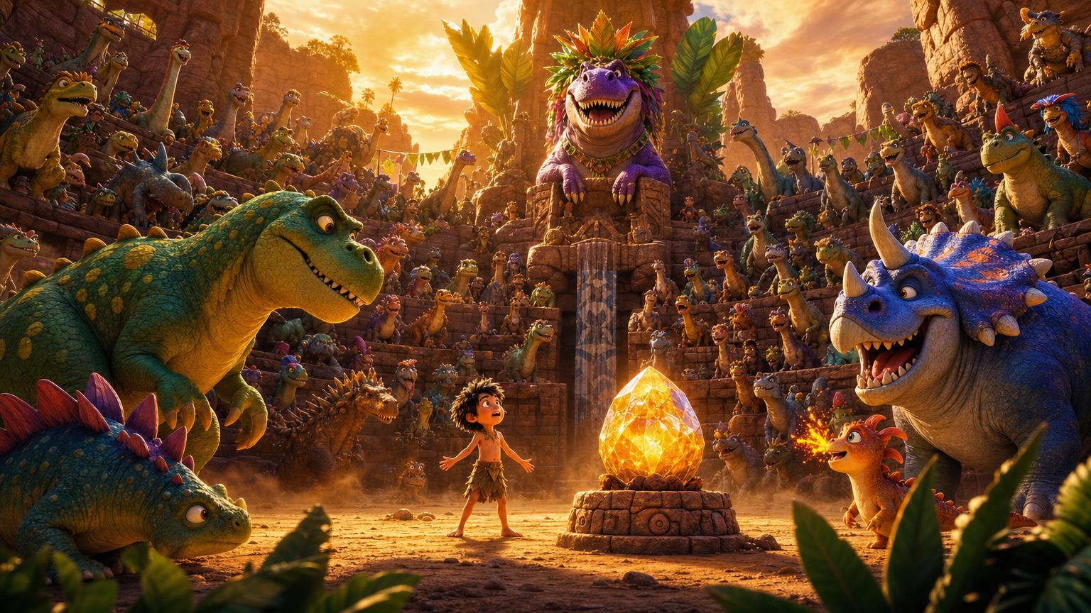 Tom e Rex Rimador na Arena dos Dinossauros Poetas — Parte 1